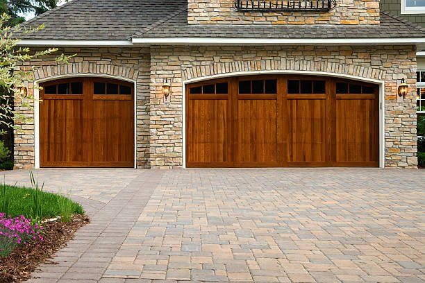 commercial concrete driveway and outdoor hardscape in Miami