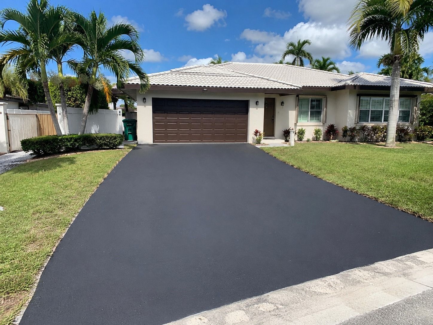asphalt driveway project in Miami