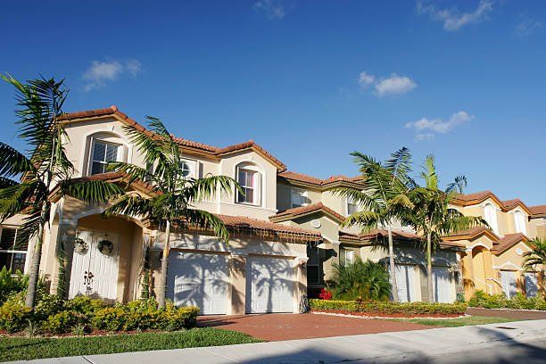 driveway pavers installed at a Miami home exterior